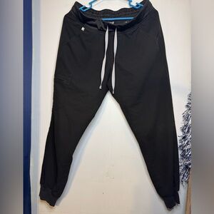 Figs Technical Black Joggers